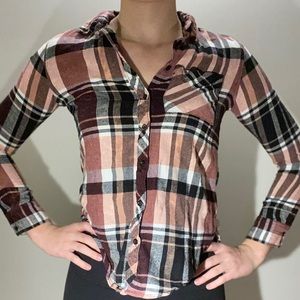 Flannel button-up